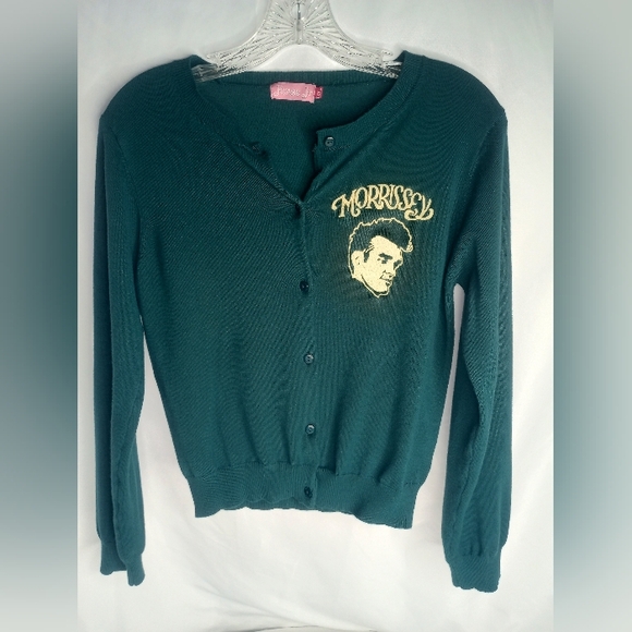 *Morrissey Green Sweater Kids Size XXL